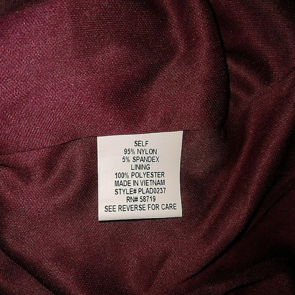 NY Collection Petite Size Petite Small Dress Lace Shift Illusion Sleeve - Picture 7 of 8